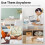 Ticket Stabber for Restaurant, 9PCS Ticket Receipt Holder Check Spindle Orders Spike for Businesses Kitchen Office 6