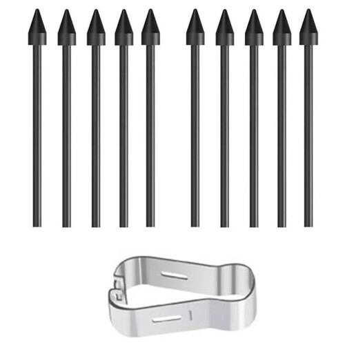 Replacement Tips for  2,Durable  Pen Tips for  1/2 Pen Nibs (20PCS) with Tool Black 2