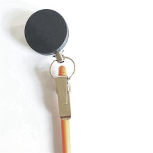 8 Stück Einziehbarer Stifthalter mit Gürtelclip, Schlüsselring, Universelles Schlüsselband