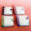 8 Pack  Transparent 3 Ring Binder Covers with Grid Inner Page and 24 Pcs Binder Pockets(3 Pcs/Set) 7