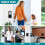 Key Lock Box, Waterproof Wall Mount Lock Box for Keys with Code, 4 Digit Combination Lockbox for Home Office Garage B 5