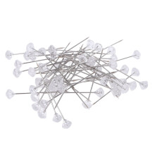 300 pezzi spille da boutonnière 6x38 mm strass lucidi
