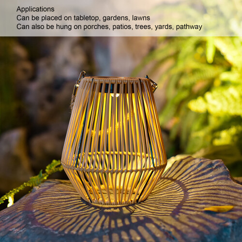 Solarlaterne mit Lichtsensor für Garten und Balkon 1