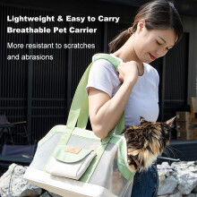 Sac de transport portable, respirant, pour petits chiens et chats, capacité de 7 kg, dimensions 40x26x21 cm
