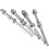 100 Pcs Stainless Steel Handrail Railing Cable Tensioner Threaded Stud End Fitting for 1/8 Inch Cable Wire (50 Pack) 3