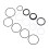 13PCS Shock Absorber Maintenance Kit for DPS, DPX2, Float X 2014-2017 15