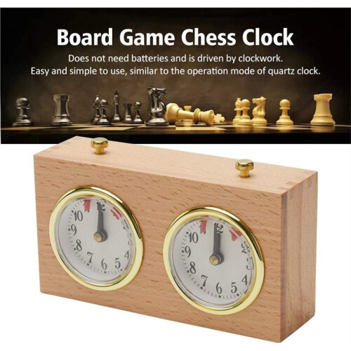 Chess Clock Game Timer - International Analogue I-GO Count  Count Down Timer, No Battery Needed 2