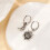 Moon & Sun Drop Earrings - Silver Gift for Her 2