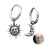 Moon & Sun Drop Earrings - Silver Gift for Her 4