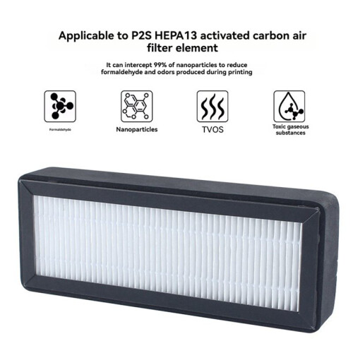 2pcs Air Filter for  P2S HEPA13 Activated Carbon Combo Air Filter for  P2S 3D Printer Accessories 1