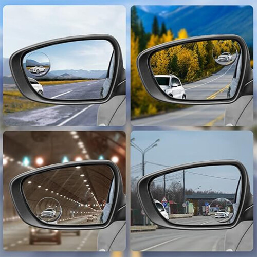 Wide Angle Frameless Car Mirror for SUVs & Trucks 2