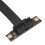 Cavo riser PCIe 3.0 X1 8 Gbps, doppio 90, 15 cm 9