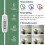 Luz LED para plantas com 3 modos de luz e dimmer de 4 etapas 5