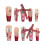 (L) Resin Nude Long Artificial Nails, Zero Pressure 6