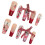 (L) Resin Nude Long Artificial Nails, Zero Pressure 10