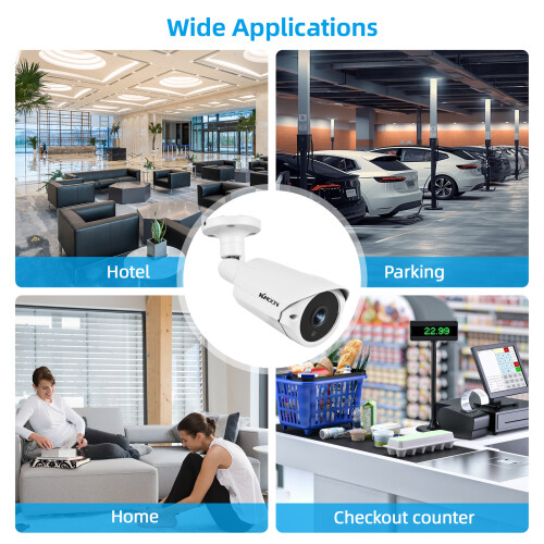 1080P Wired CCTV Security Camera with Night Vision, 3.6mm Wide Angle 1