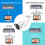1080P Wired CCTV Security Camera with Night Vision, 3.6mm Wide Angle 7