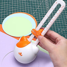 360-Degree Precision Circle Cutter Paper Trimmer for Diy Crafts, Students, 3.93inch to 12.6inch Diameter