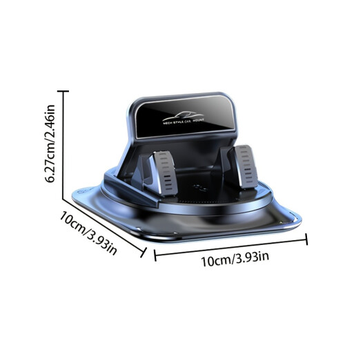 360 Rotatable Car Phone Mount, Non-slip Silicone Base 1