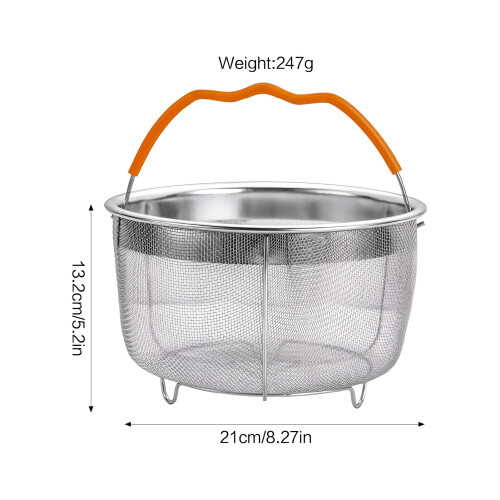 Large Steamer Basket for Instant Pot, Pasta, Veggies 1
