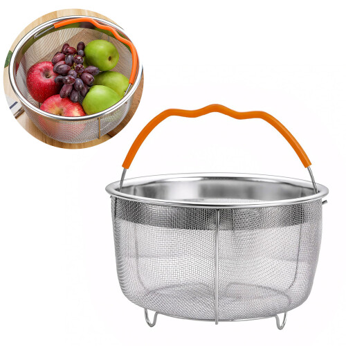 Large Steamer Basket for Instant Pot, Pasta, Veggies 2