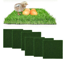 Tapetes para nido de gallinas, paquete de 8 piezas, 12 x 12 pulgadas, Verde