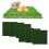 Reusable 12x12in Chicken Nesting Pads, 8pcs Soft Artificial Grass 16