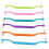 12Pcs Double Sided Cat Toothbrushes, Curved Handle, 16.5cm, 6 Colors 1