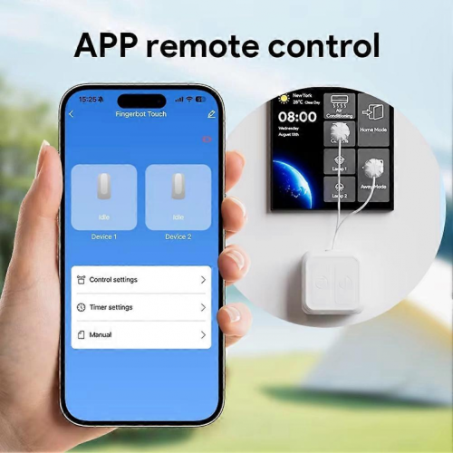 Robot con telecomando touch screen Smart Life BLE, supporto Alexa, Google Home, assistente vocale 2