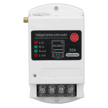 Wireless Remote Switch 1-Phase 30A 5000m RF for Garage & Water Pump