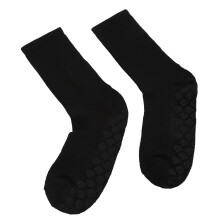 3 Piezas Calcetines Antideslizantes de Caña Media - Silicona, Negro