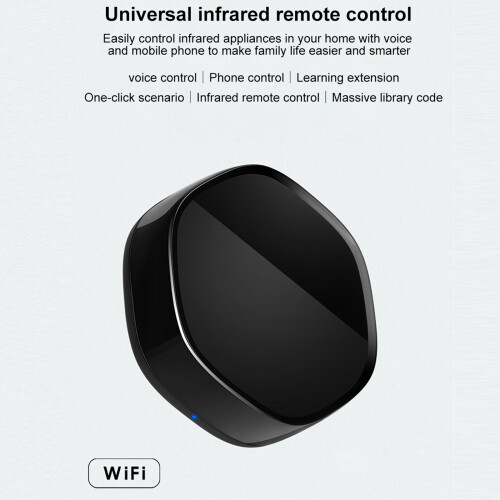 YRC11 Télécommande IR WiFi noire 8,9  8,6  2,6 cm 2