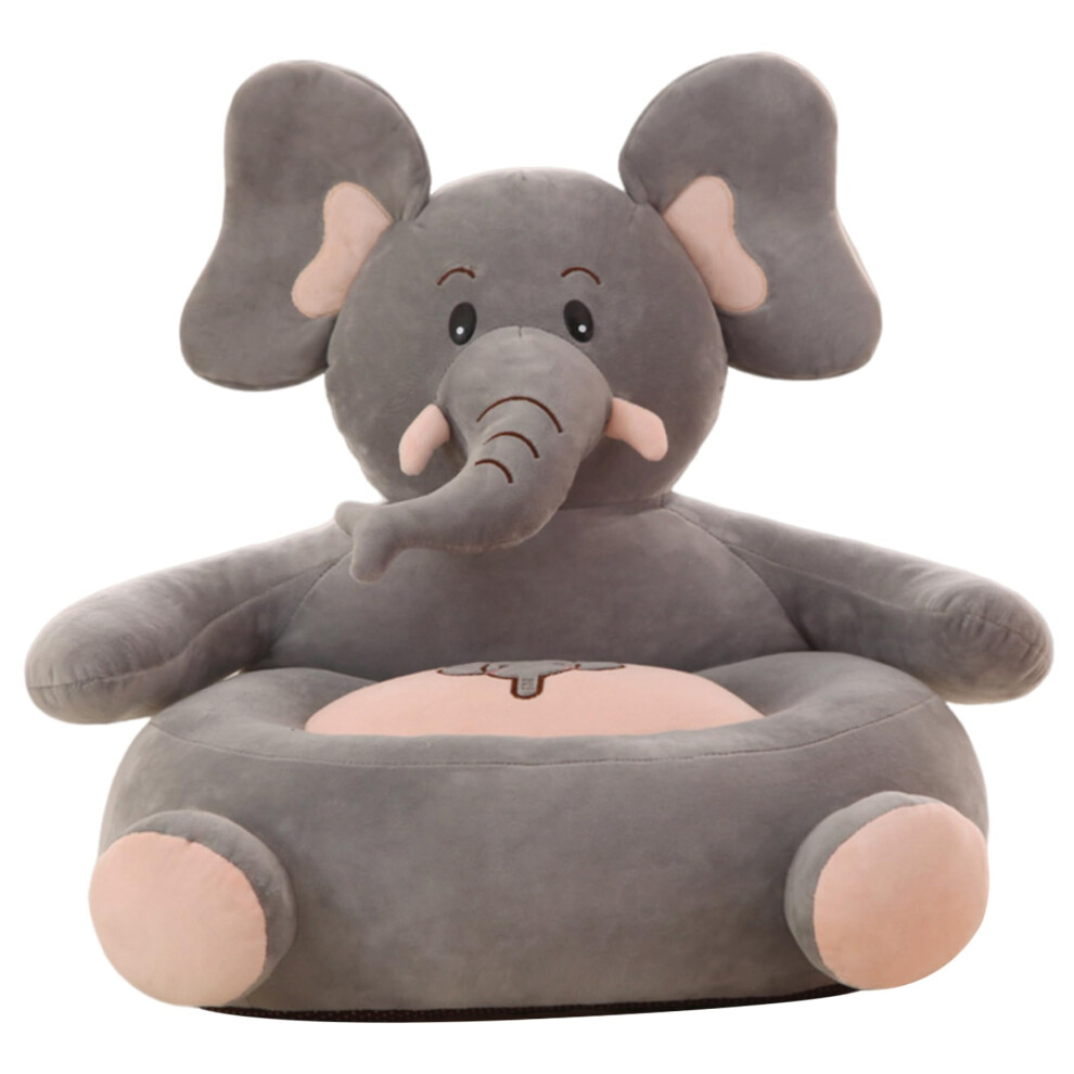 Toddler Sofa Plush Baby Armchair with Adorable Bear Design for Nursery and Bedroom Decor 19.7in