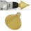38mm Diameter Diamond Beveling Chamfer Bit Conical Grinder Bit with M10 Rod 15