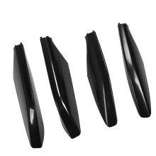 Set di tappi finali per portapacchi per GX470 2003-2009, nero lucido, 4 pezzi