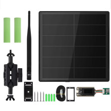 Solcellsdrivet Mesh-Nätverk Heltec LoRa 32 V4 Meshtastic-Kit ESP32 SX1262 GPS WiFi BLE 5W Solcellsrepeaternod 915 MHz