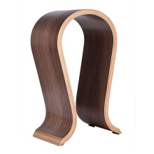 U Shape Headset Stand, Wooden Headphones Headset Holder Hanger Desk Headset Display Shelf Rack, for -Ear Headphones