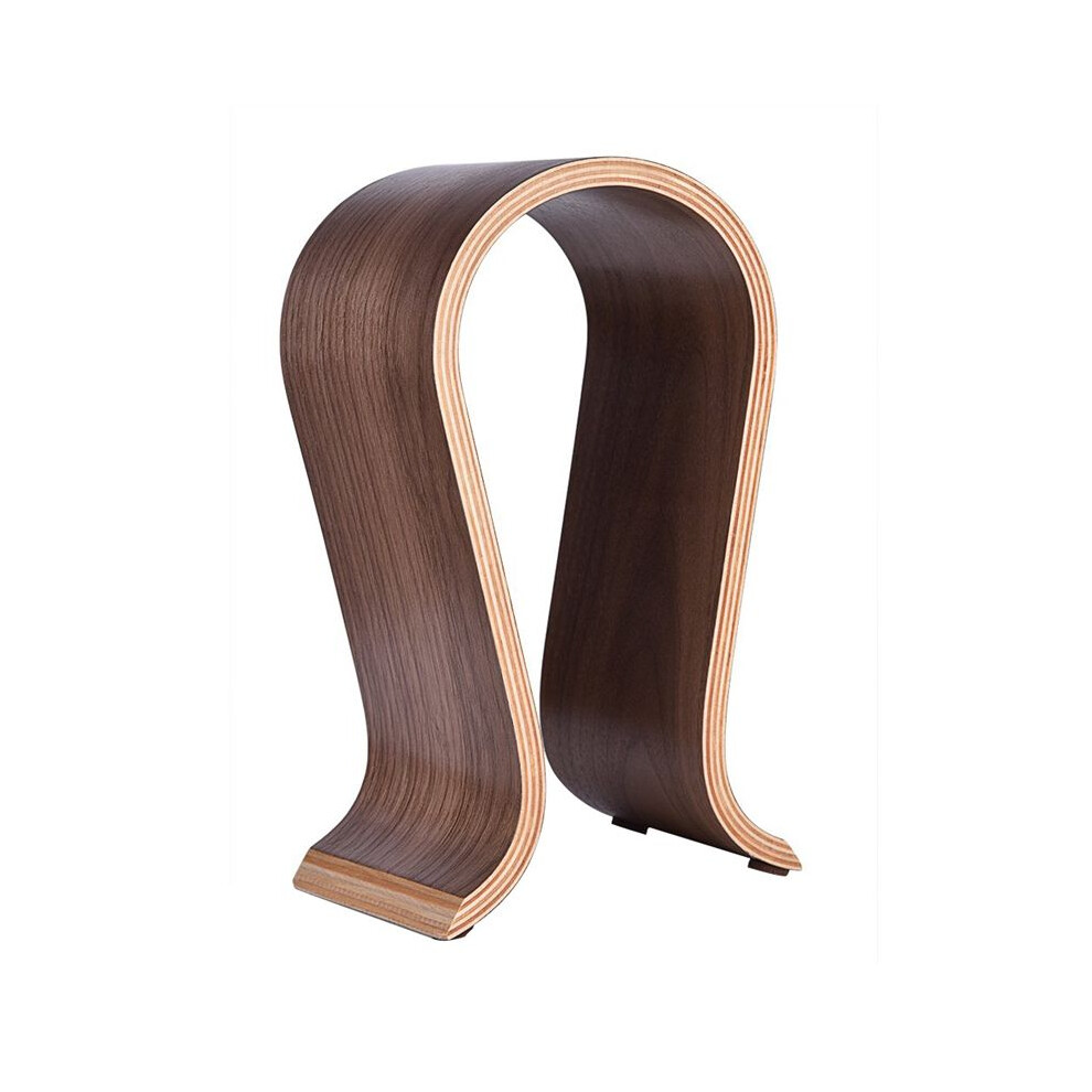 U Shape Headset Stand, Wooden Headphones Headset Holder Hanger Desk Headset Display Shelf Rack, For -Ear Headphones 6031896135181