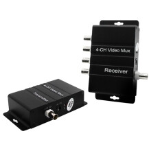 4-KanałOwy RozgałęźNik Wideo, 4-KanałOwy Multiplekser Wideo CCTV,RozgałęźNik Wideo z Analogowym Kolorowym Procesorem Quad