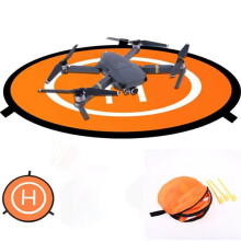 Drohnen- und Quadcopter-Zubehör: Universelle, Faltbare 55-cm-Landematte für RC-Drohnen, Quadcopter-Parkfläche