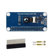 Thermal Camera HAT(B) Long-Wave IR Thermal Imaging Camera Module 40PIN GPIO 80x62 Pixels 45 Field of View Angle