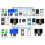 Projector LED Home Media Player Audio Portable Projectors with Projector Stand USB Projection Same Screen Mirror-B 6