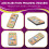 5pcs Wireless Switches, 3-Speed Timing Remote Control, for E27 Ceiling Fan Light, 1-4h Timing Remote Control 7