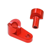 Kit de Bras Servo en Métal 20T pour Mise à Niveau de Voiture RC pour Accessoires de Voiture RC ARRMA 1/18 TYPHON GROM