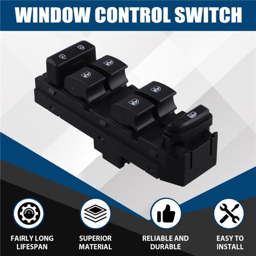 Window  Glass Lifter Door Lock Main Driver Side Button 26685451 for  Cavalier 2016 2017 2018 2019 1