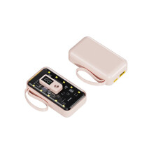 22.5W 10000mAh Power Bank Case with Night Light DIY Shell 21700 Battery Box