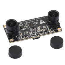 Módulo de Câmera USB Estéreo AR0144 de 2 MP com Chip Sensor AR0144, Interface USB 2.0, Linha de Base de 52 mm, Quadro Sincronizado