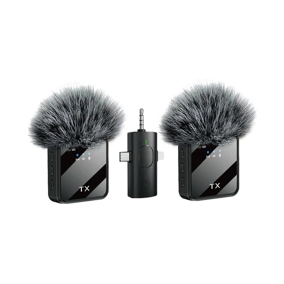 Wireless Lavalier Microphone For Camera Android Ios Reverb Sound Video Recording Podcast Noise Reduction 6032252703464