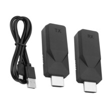 1080P 60M -Compatible Wireless Video Transmitter and Receiver Extender Display Adapter for Camera PC to TV