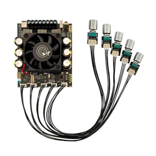 ZK-DAS A1  Amplifier Board Module 2x160W+220W TDA7498E+ADAU1701 with DSP Multifunction Convenience Module,A
